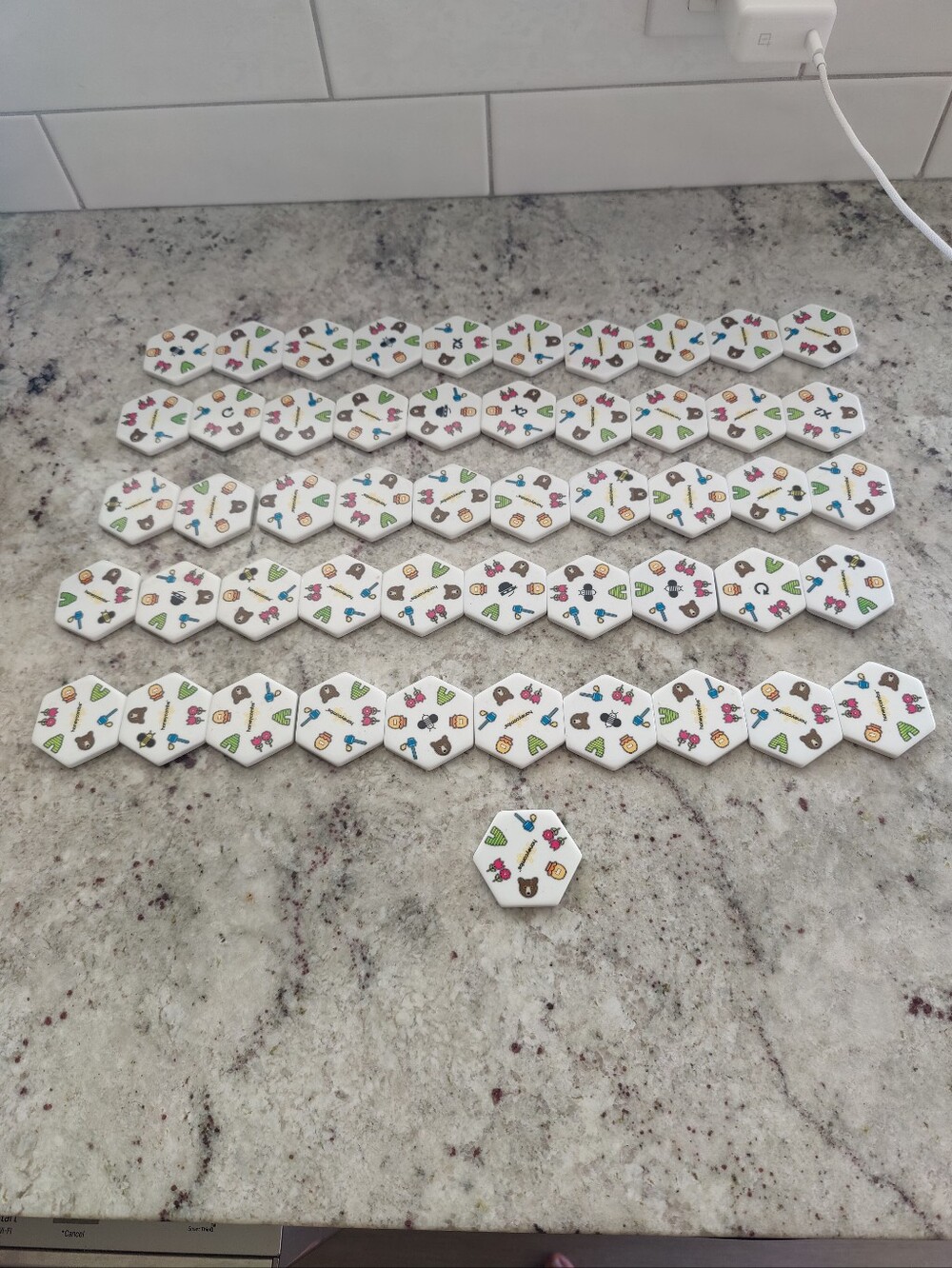 Honeycomb Tiles Family Game Y2K Developmental Fine Motor Vintage Inspired Retro